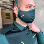 Mascarillas higiénicas hidrófugas reutilizables publicitaria